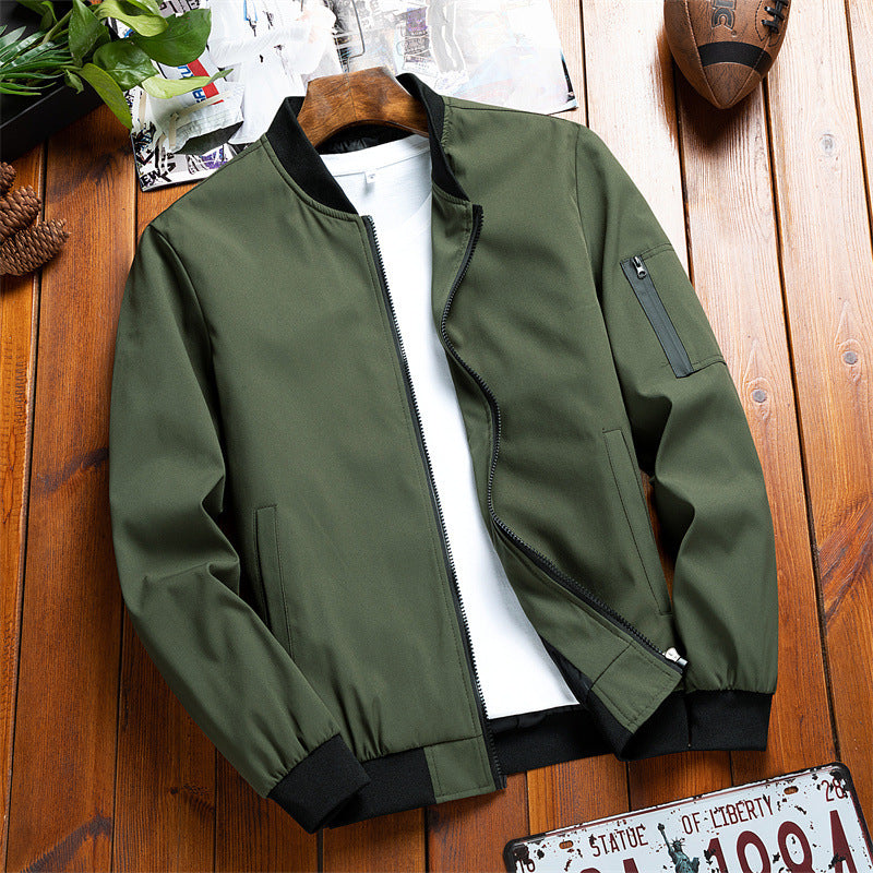 Casual Jacket Men's Coat Green