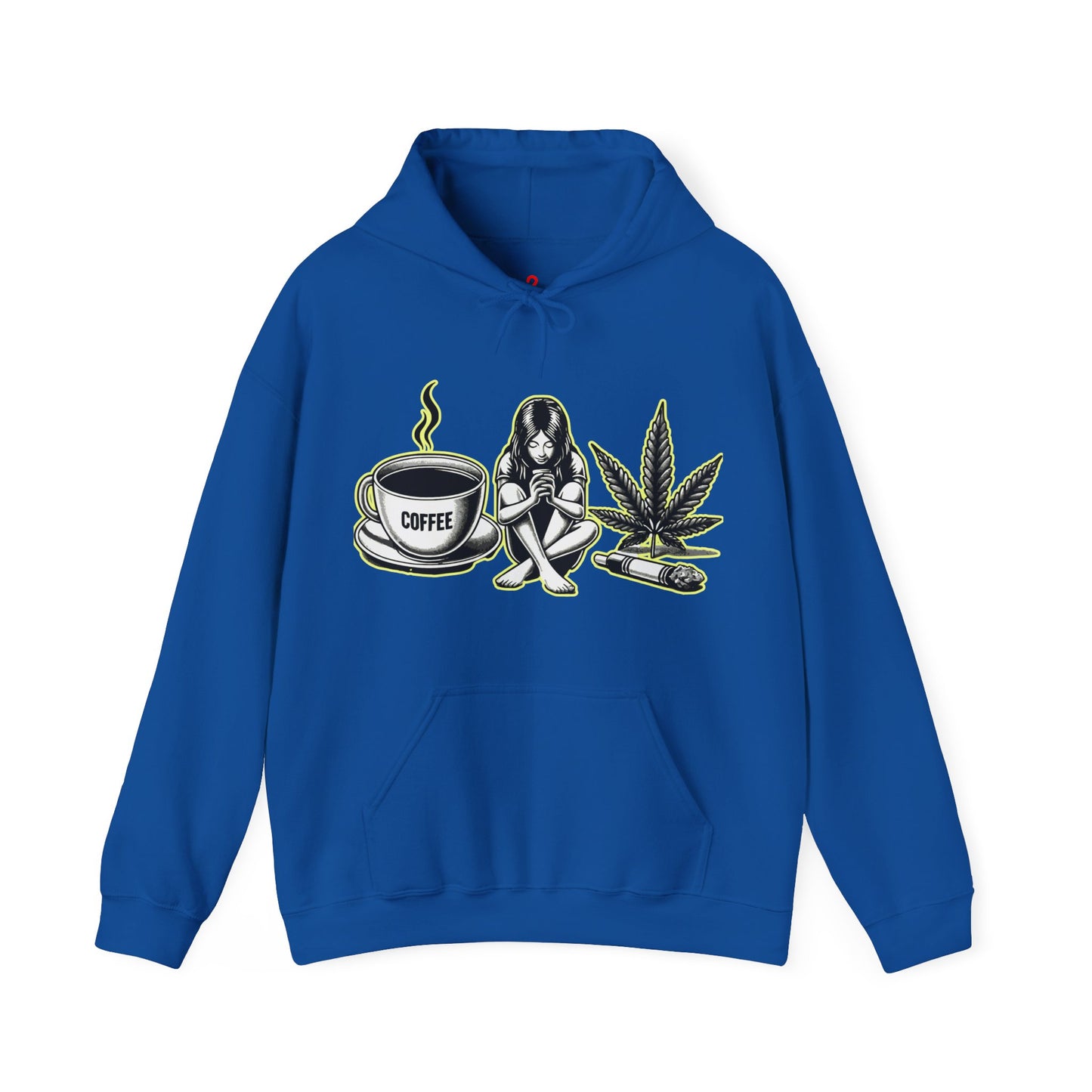 Cool Vibes - Unisex Heavy Blend™ Hooded Sweatshirt Royal