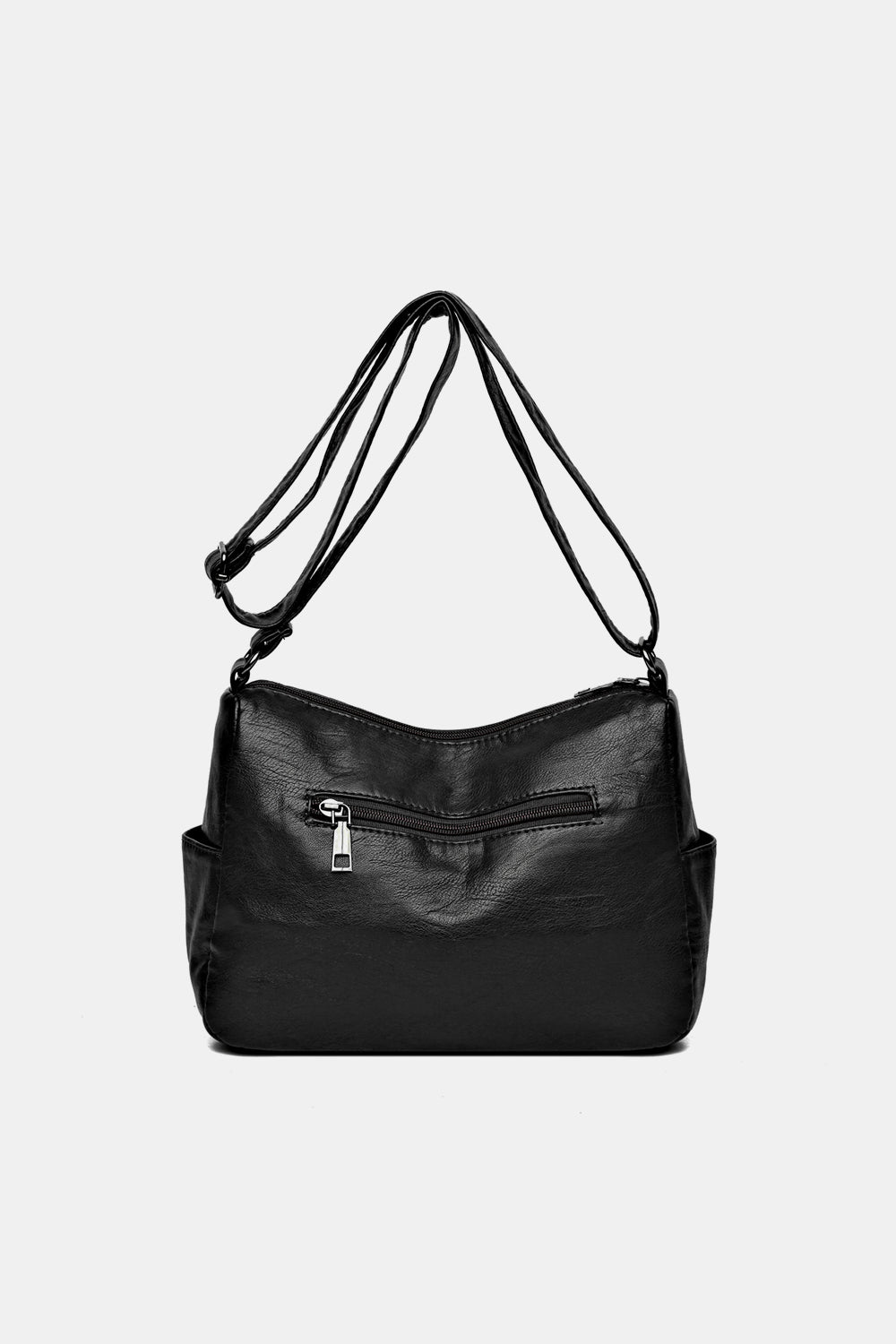 PU Leather Stud Detail Shoulder Bag - Thandynie