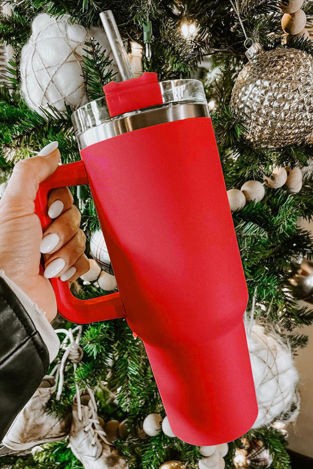 Fiery Red 304 Stainless Steel Double Insulated Cup 40oz