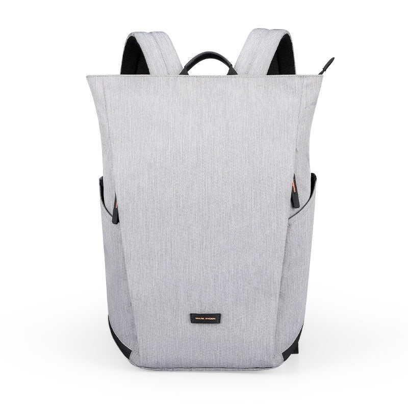 New Fashion Men's Computer Backpack Design Advanced Trend Student Travel Bag Fashion Gray