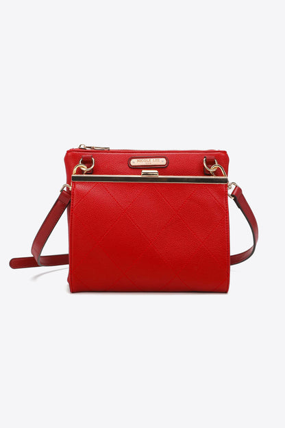 Nicole Lee USA All Day, Everyday Handbag Red One Size