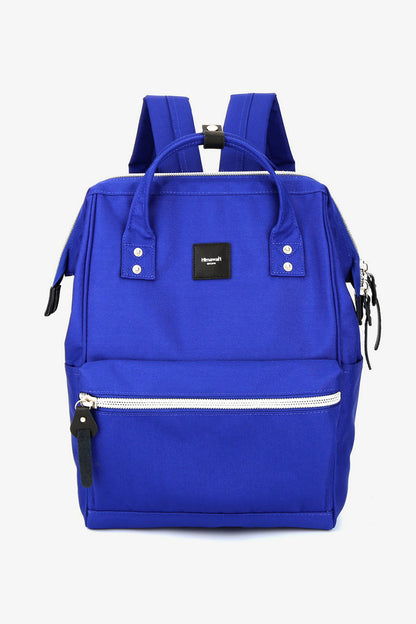 Himawari Water Resistant Canvas Backpack Bag with Side Pockets Royal Blue One Size