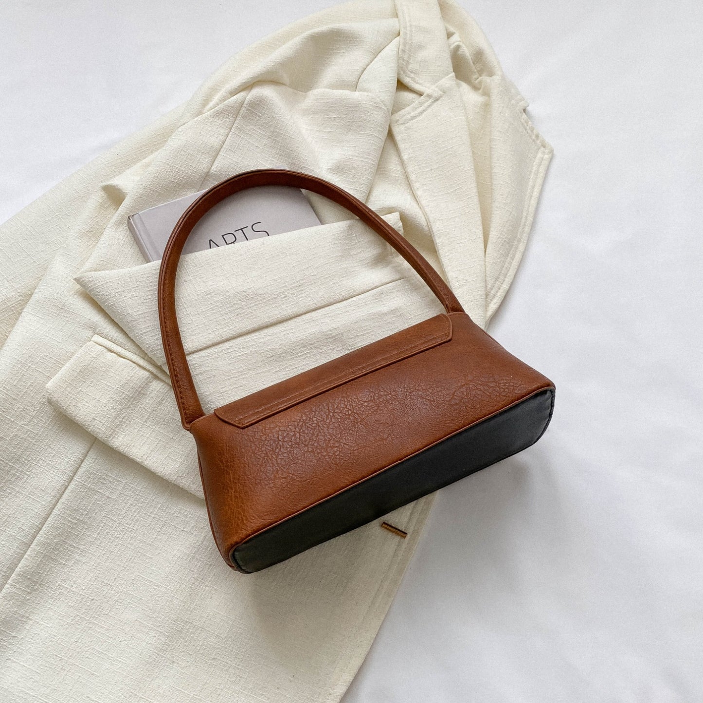 PU Leather Shoulder Bag - Thandynie