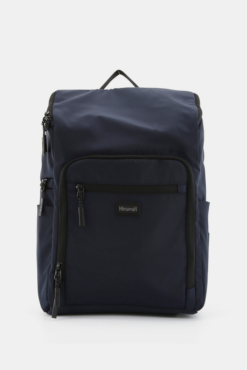 Himawari Nylon Waterproof Backpack Bag Navy One Size