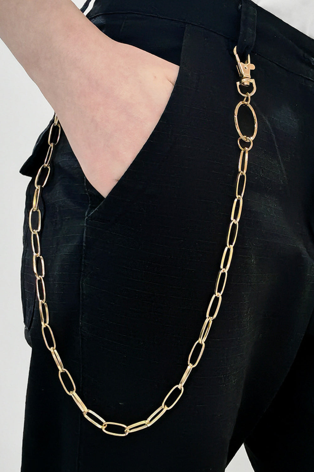 Iron Chain Belt Gold One Size