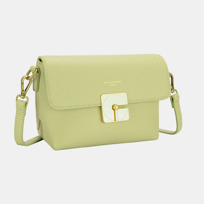 David Jones PU Leather Crossbody Bag Pistachio One Size