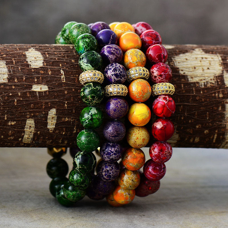 Natural Stone Beaded Bracelet - Thandynie