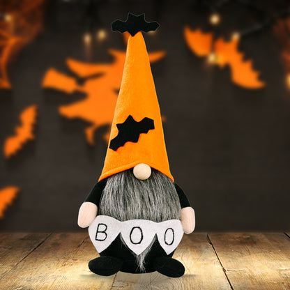 BOO Pointed Hat Faceless Gnome Caramel One Size