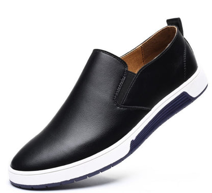 Leather Shoes Men's Business Formal Workwear Shoes Black Trendy Soft Shoes Black 2