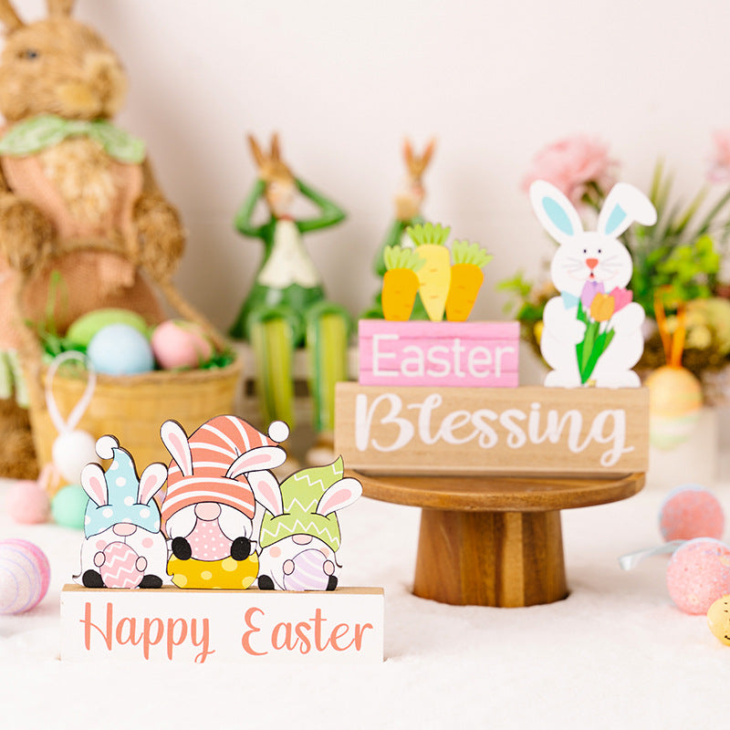 Easter Element Wooden Ornament