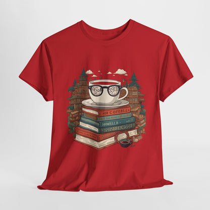 Bibliophile's Bliss Unisex Cotton Tee – Perfect for Book Lovers, Soft and Durable