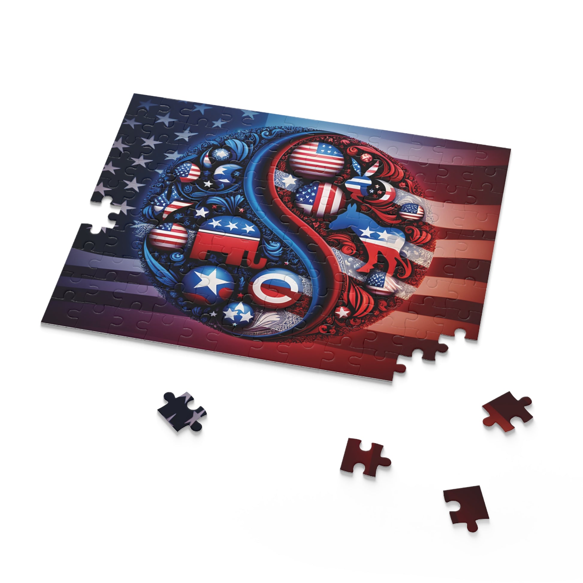 Patriotic Pride Jigsaw Puzzle (120, 252, 500-Piece)