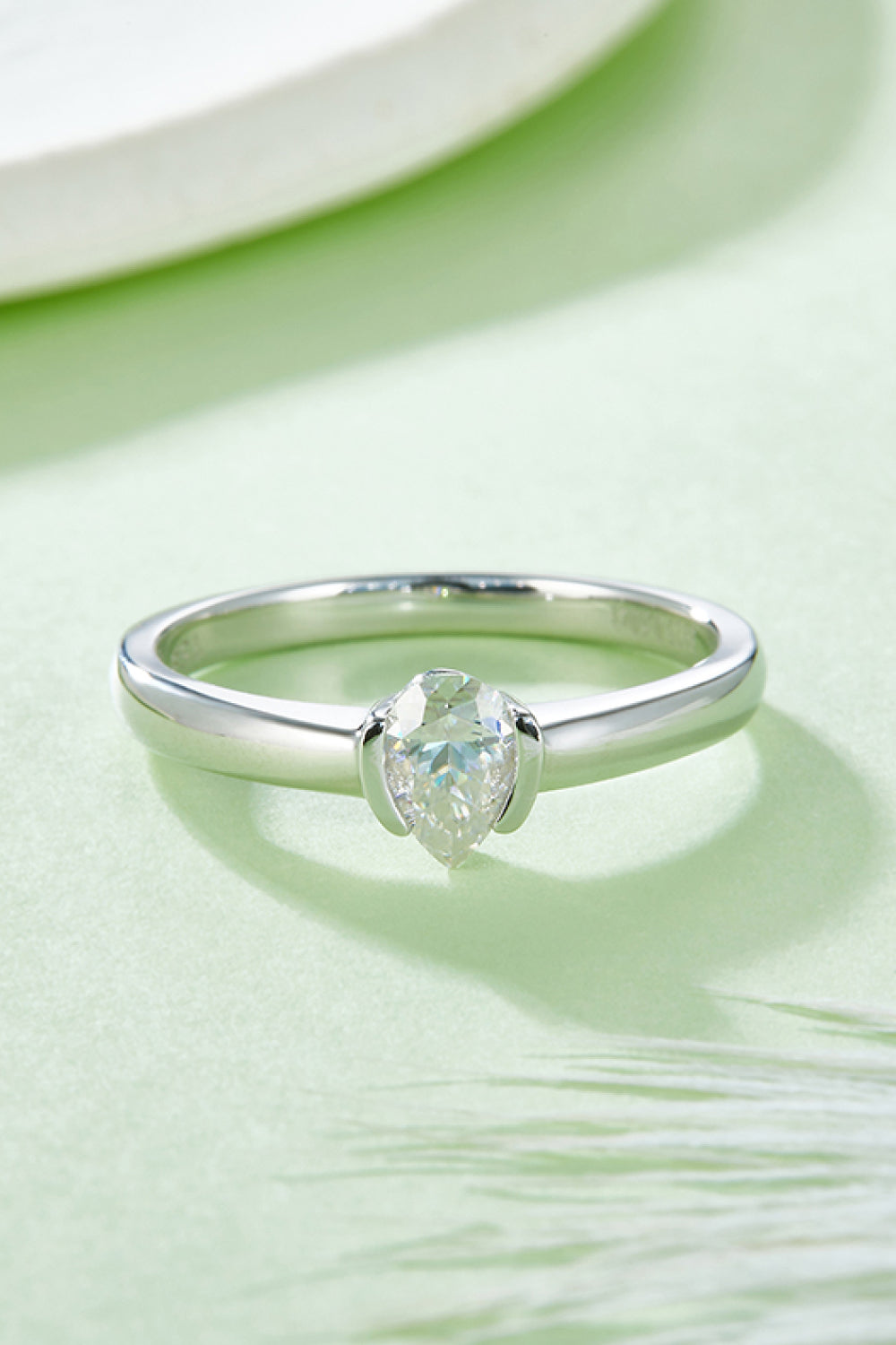 Moissanite 925 Sterling Silver Solitaire Ring