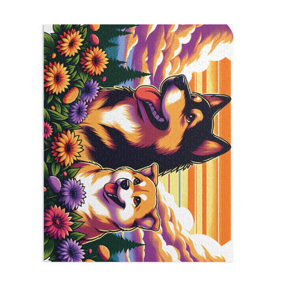 Furry Friends Art Puzzle – High-Quality Custom Puzzles in 120, 252, 500 Pieces with Gift-Ready Box