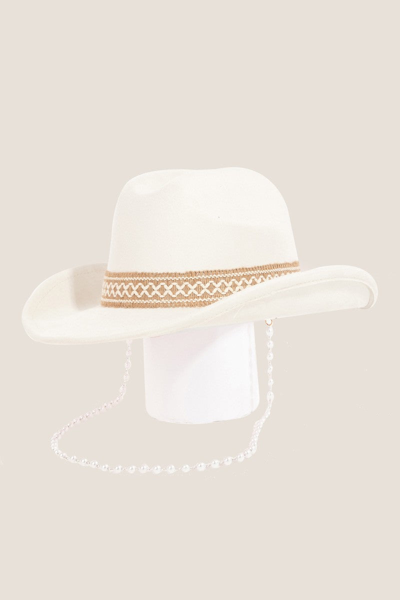 Fame Ornate Band Cowboy Hat - Thandynie