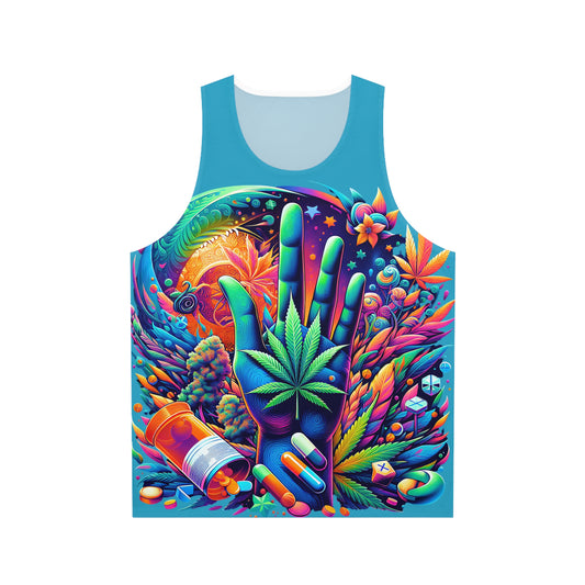 Cannabis lover - Unisex Tank Top (AOP)