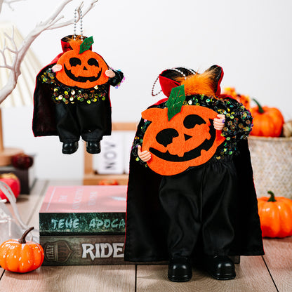 Two-Piece Sequin Halloween Hanging Widgets Black One Size