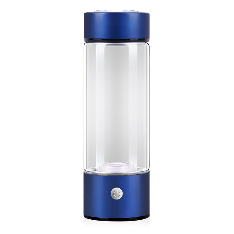 Portable Hydrogen Water Bottle | Electric Hydrogen-Rich Water Generator | Rechargeable Antioxidant Technology Blue 401 500ml