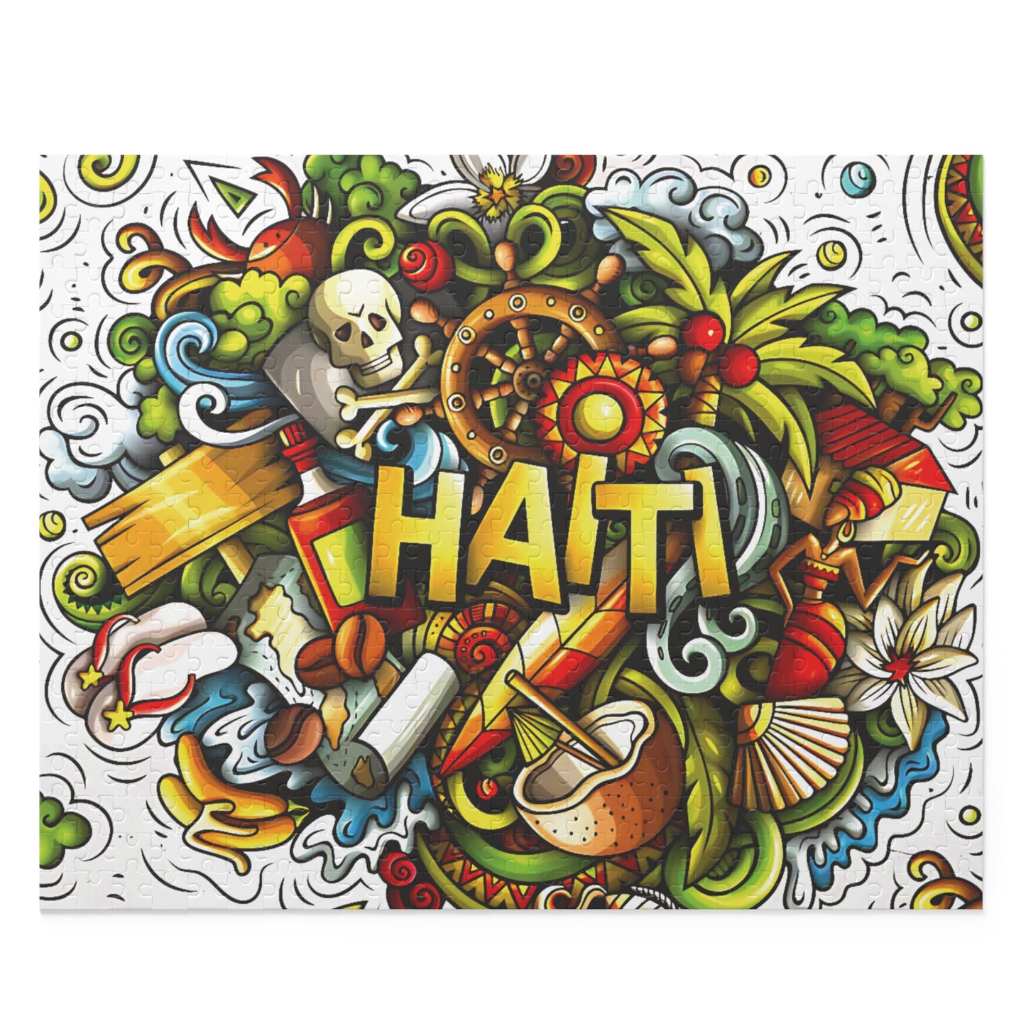 HAITI Puzzle – Custom 120, 252, 500-Piece Puzzles with Gift-Ready Box, Perfect for All Ages 20" × 16" (500 pcs)