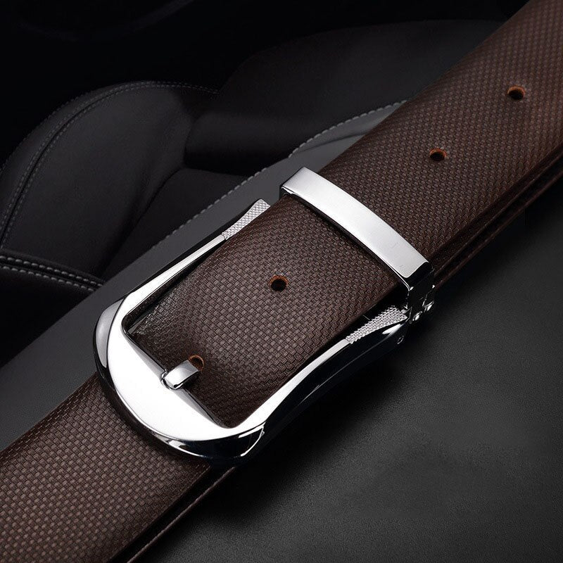 Pin buckle casual business belt