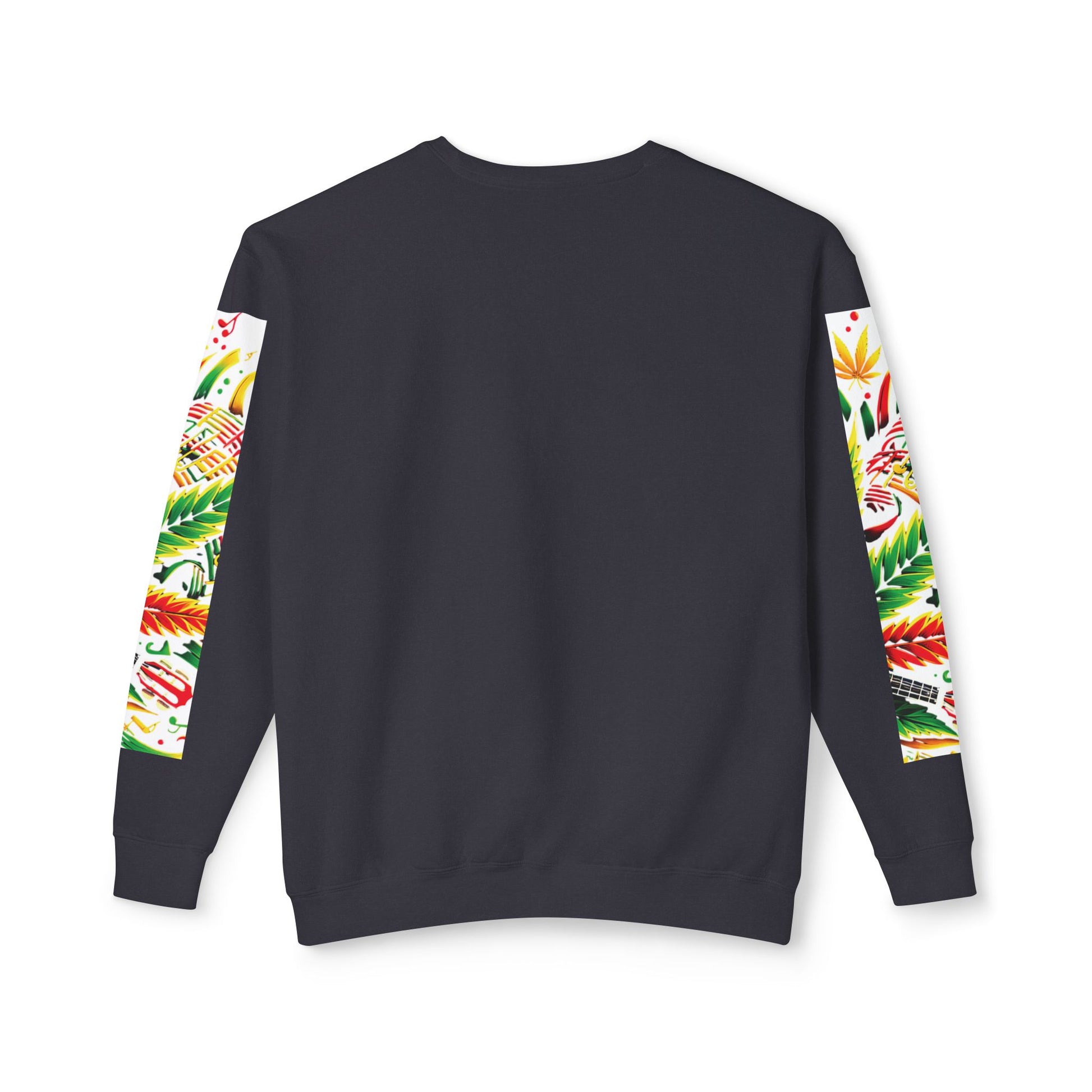 Music and Weed Vibes - Unisex Lightweight Crewneck Sweatshirt