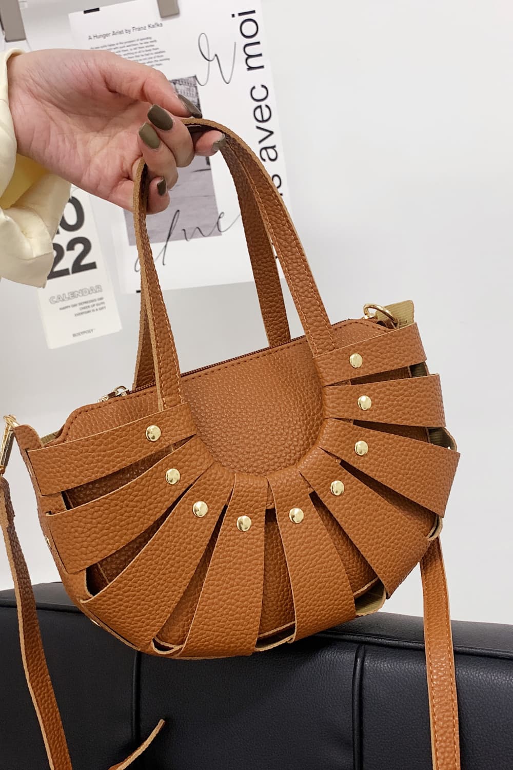 PU Leather Handbag - Thandynie