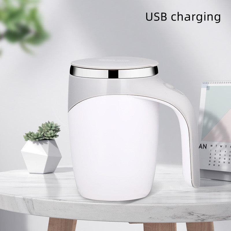 Rechargeable Automatic Stirring Cup – Electric Magnetic Rotating Coffee & Milkshake Cup