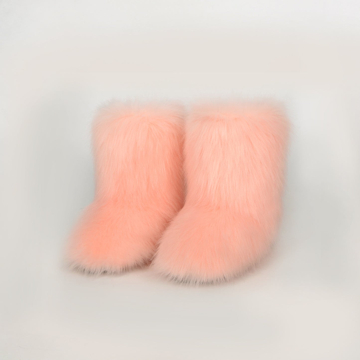 Thermal Fuzzy Platform Boots Watermelon pink