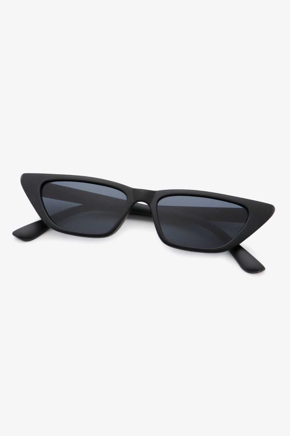 UV400 Polycarbonate Cat Eye Sunglasses Black One Size