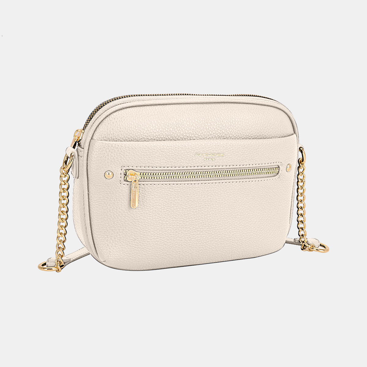 David Jones Chain Detail Small Crossbody Bag Creamy White One Size