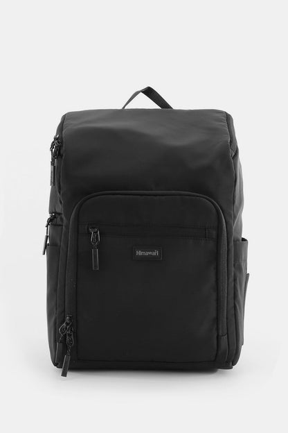 Himawari Nylon Waterproof Backpack Bag Black One Size