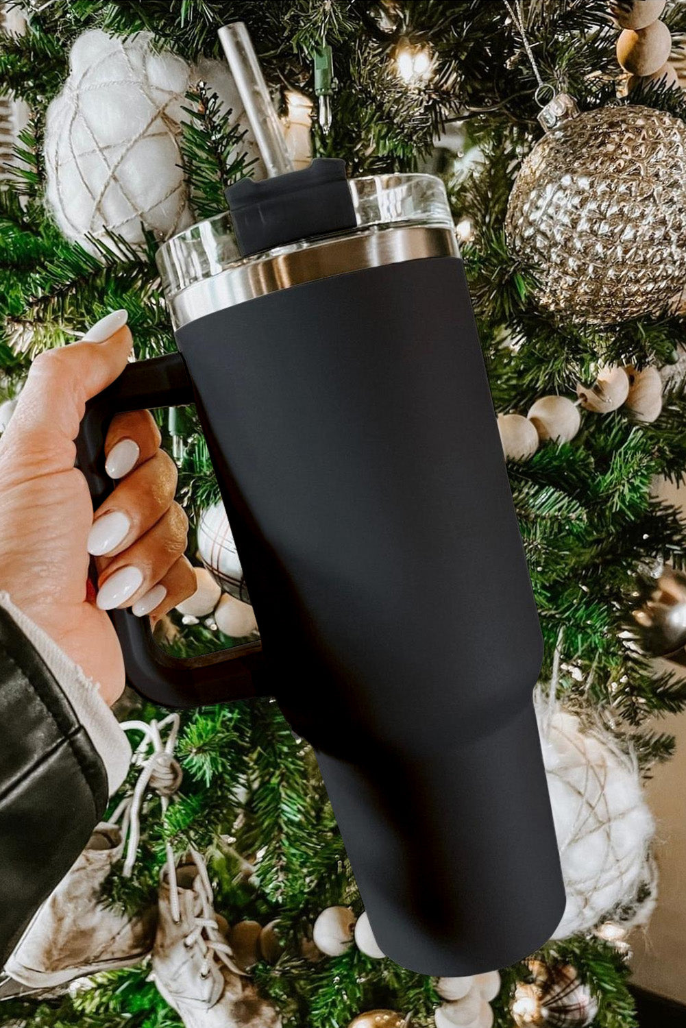 Black 304 Stainless Steel Double Insulated Cup 40oz