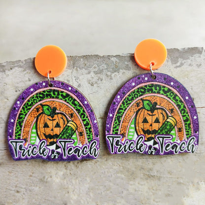 Halloween Drop Earrings Style D One Size