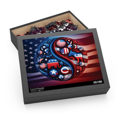 Patriotic Pride Jigsaw Puzzle (120, 252, 500-Piece)