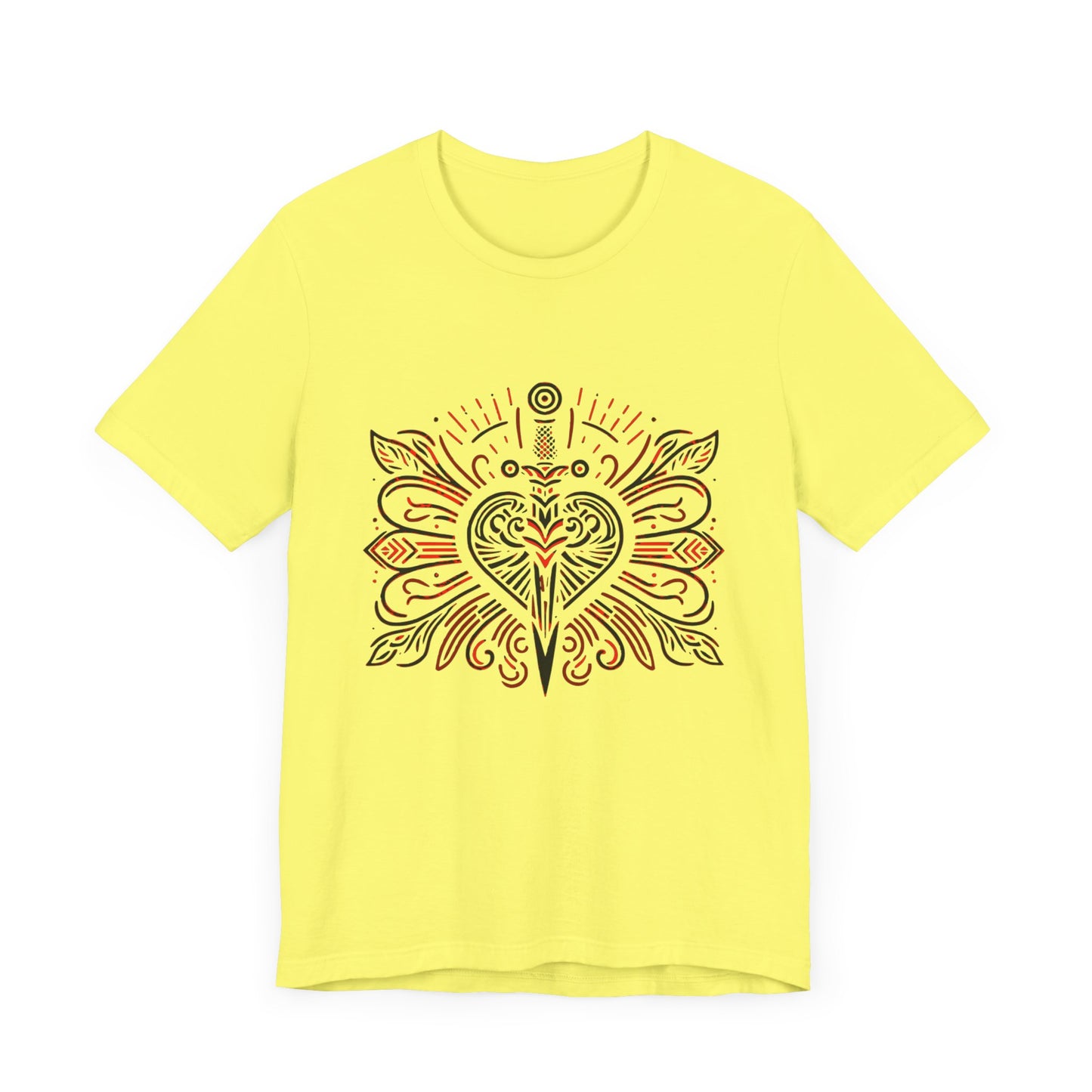 Erzulie Dantor Symbol T-Shirt, Loa Voodoo Tee, Haitian Vodou Shirt, African Religion Top, Ethical Fashion, Durable Clothing