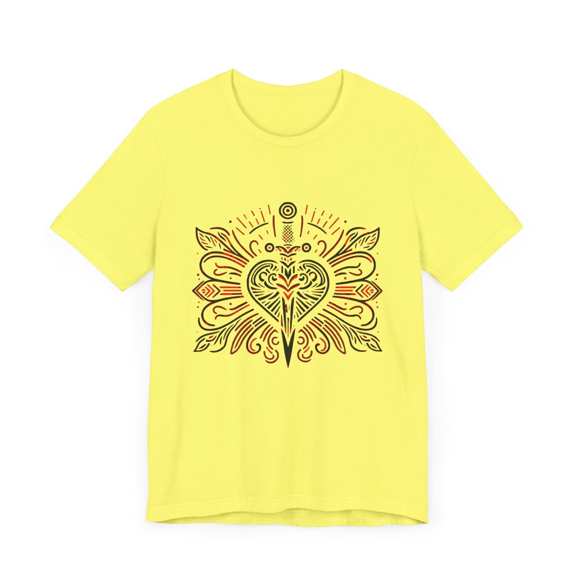 Erzulie Dantor Symbol T-Shirt, Loa Voodoo Tee, Haitian Vodou Shirt, African Religion Top, Ethical Fashion, Durable Clothing