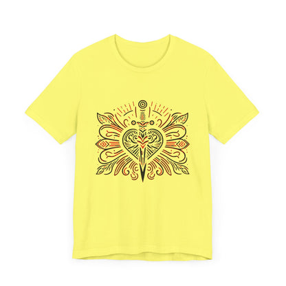 Erzulie Dantor Symbol T-Shirt, Loa Voodoo Tee, Haitian Vodou Shirt, African Religion Top, Ethical Fashion, Durable Clothing