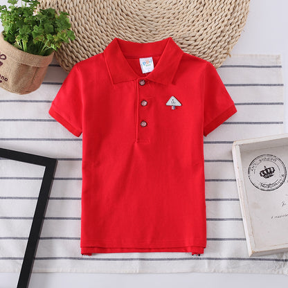 Fashion And Personalized Children's T-shirt Red