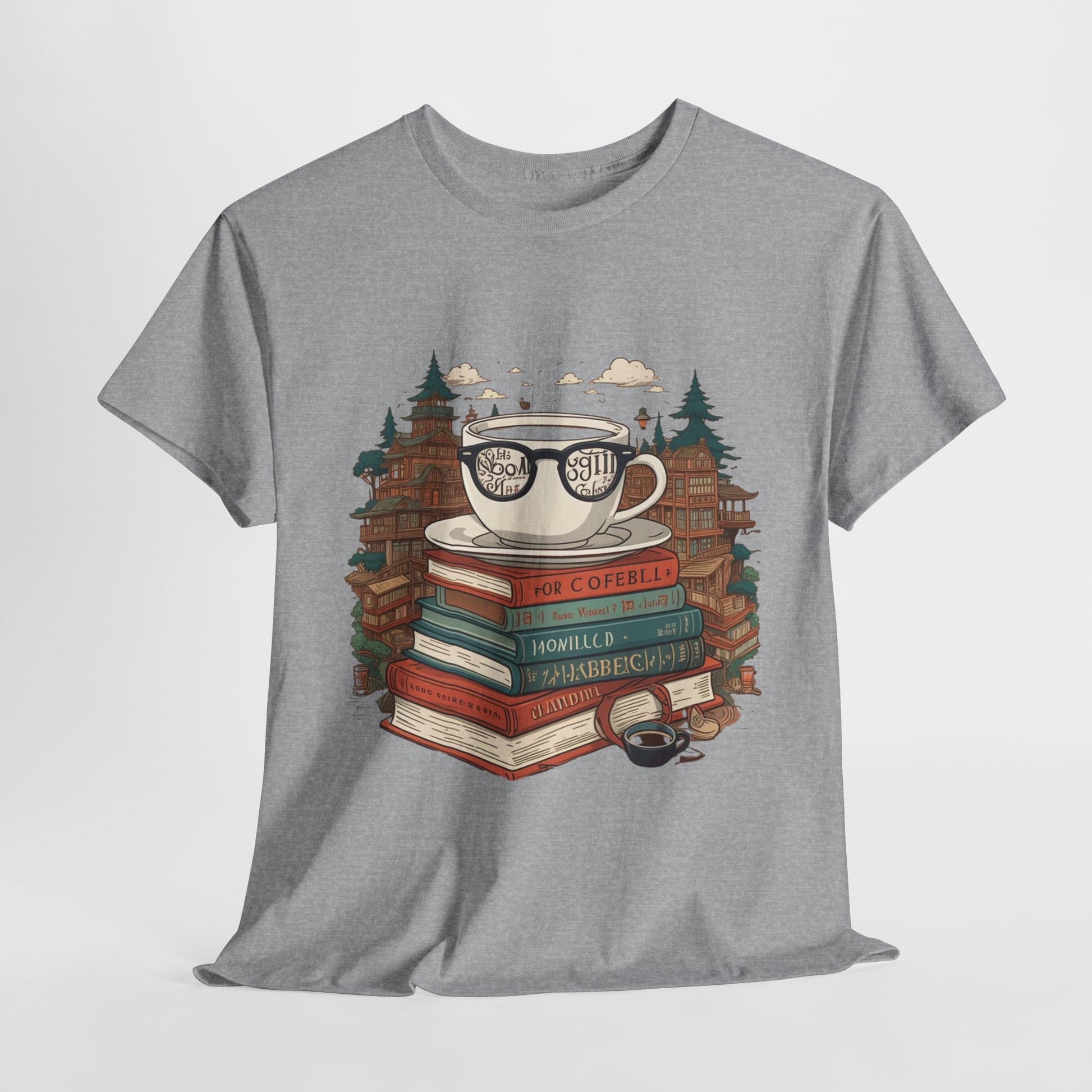 Bibliophile's Bliss Unisex Cotton Tee – Perfect for Book Lovers, Soft and Durable