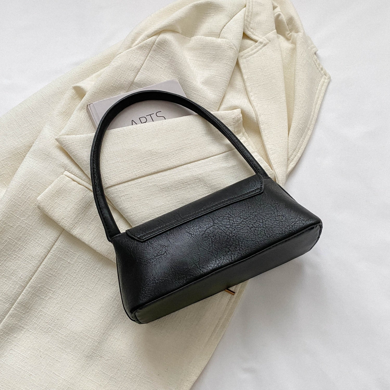 PU Leather Shoulder Bag - Thandynie