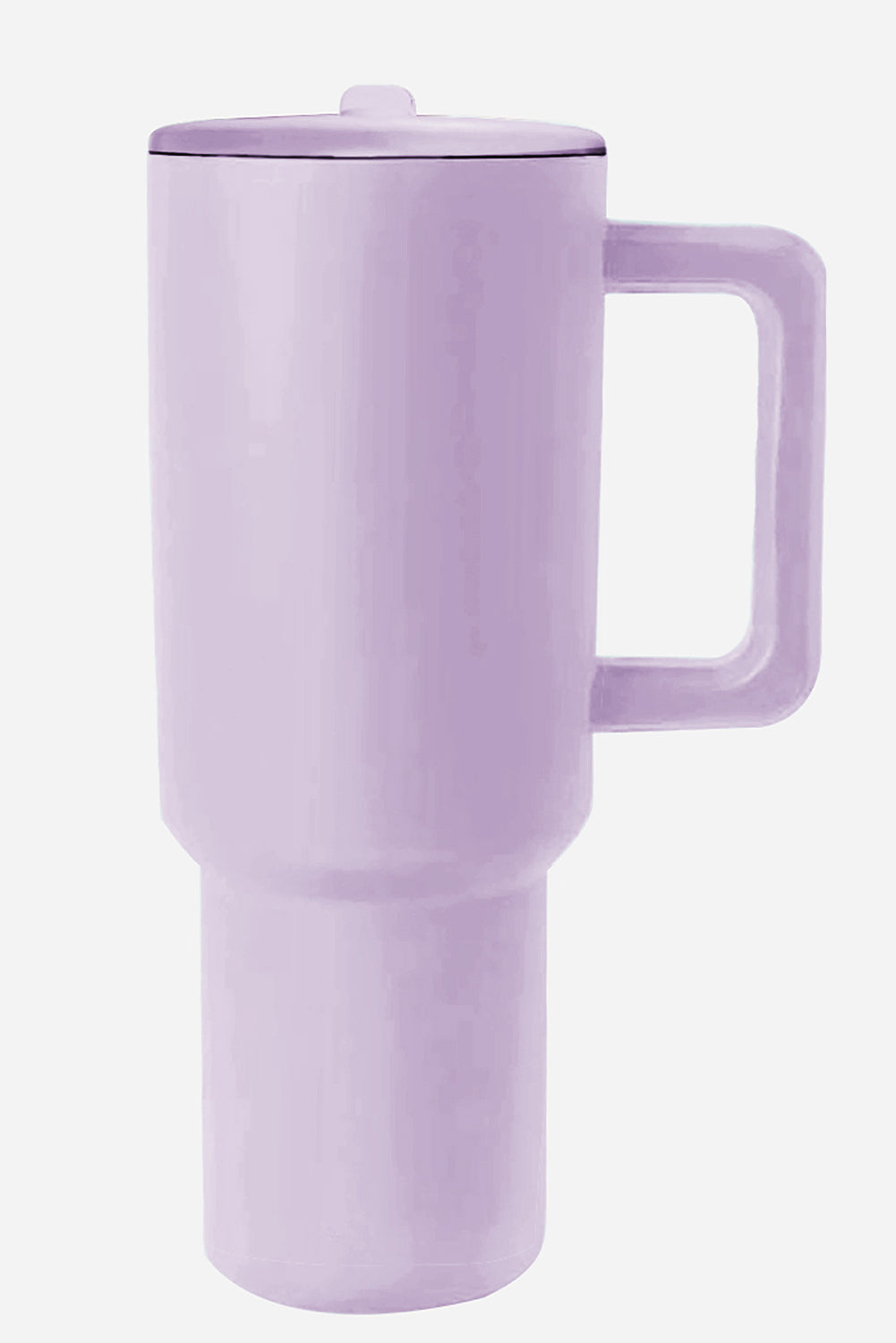 Orchid Petal Frosted Stainless Handle Large Vacuum Cup with Straw 40oz