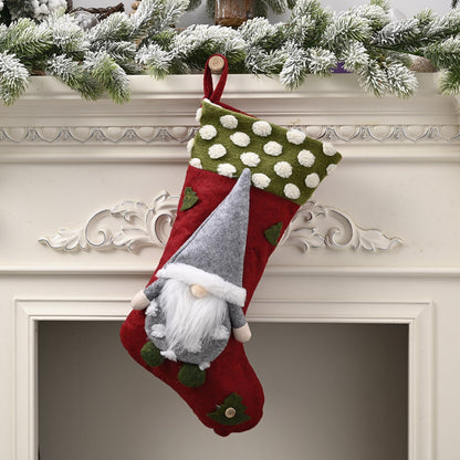 Christmas Stocking Hanging Widget Charcoal One Size