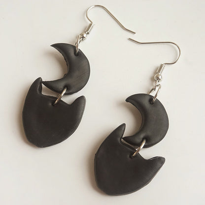 Halloween Theme Dangle Earrings Style C One Size