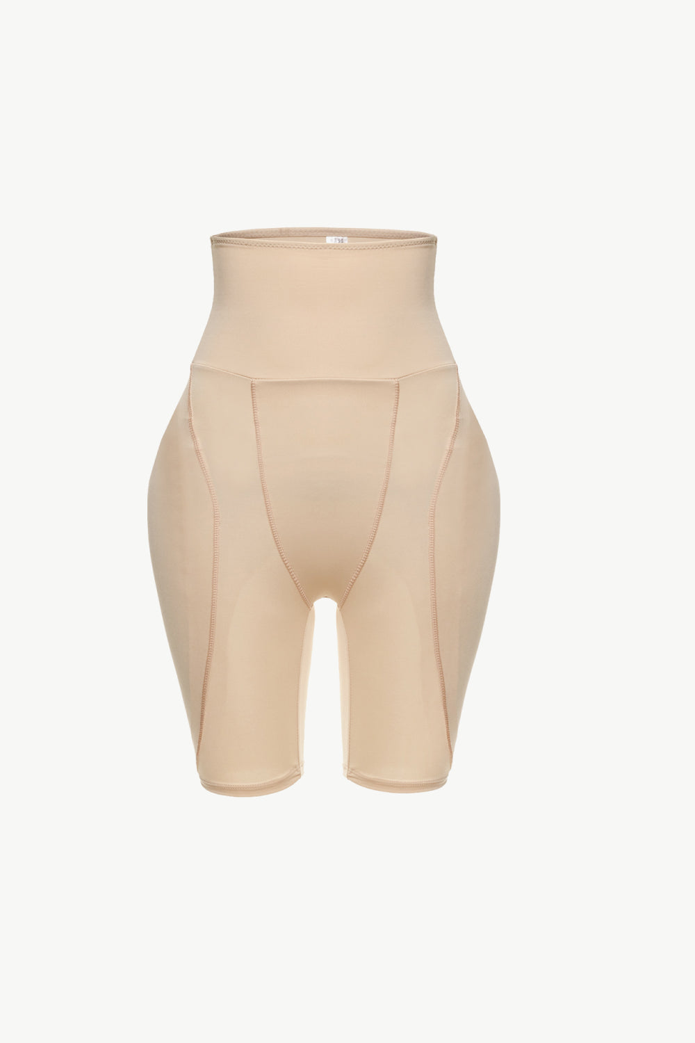 Full Size High Waisted Pull-On Shaping Shorts Apricot