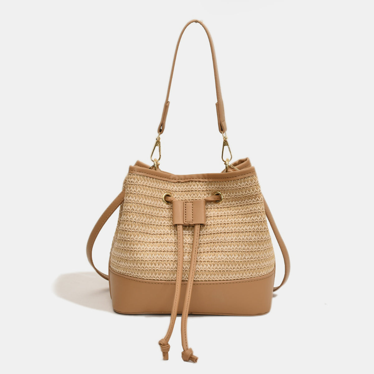 Straw Braided Shoulder Bag - Thandynie