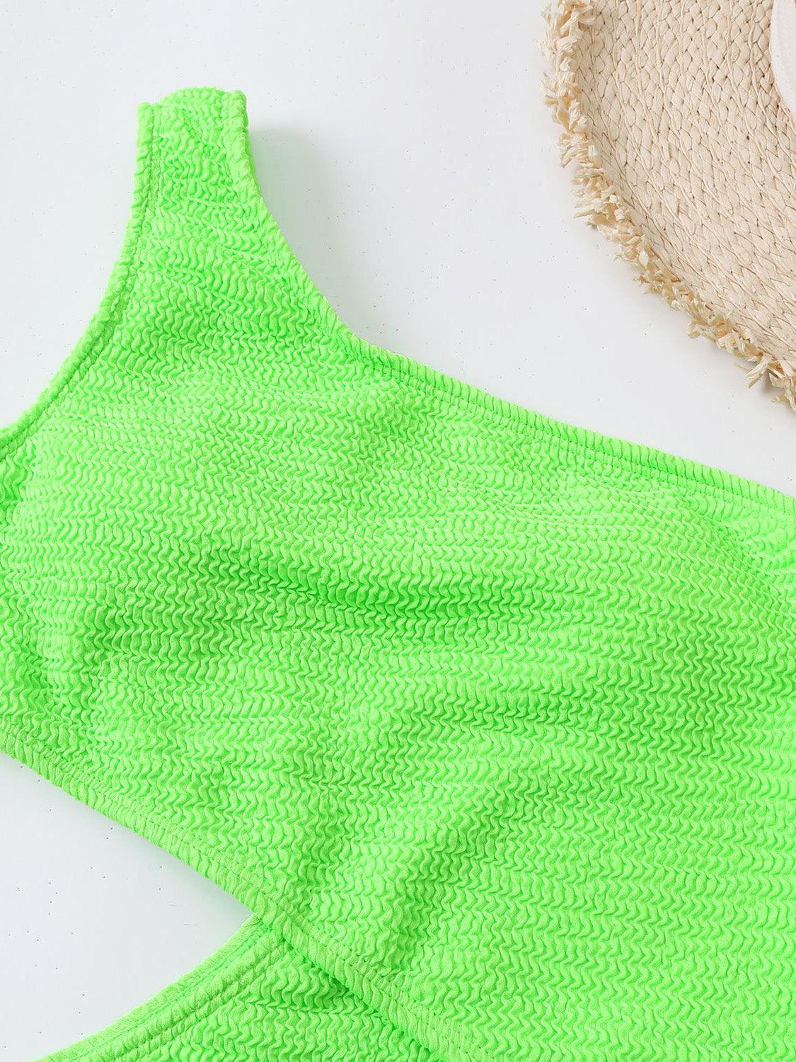Chic Cutout One-Shoulder One-Piece Swimsuit