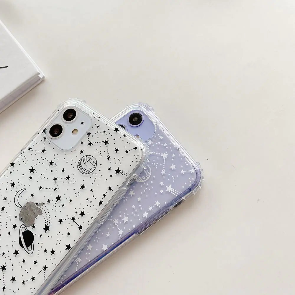 Clear Cosmos Phone Case