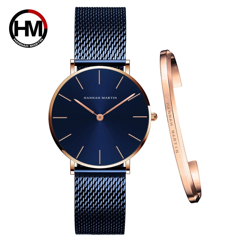 2023 Women's Rose Gold Mesh Quartz Watch CL36-WFL-SZA-F CHINA