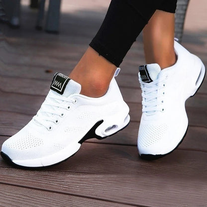 Women's Orthopedic Sneakers | Breathable Casual Walking Shoes | Lightweight Sport Platform Shoes 2024 white